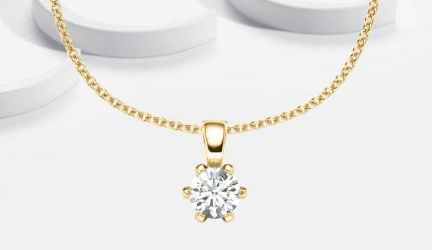 Cadenas de diamantes con colgante | acredo
