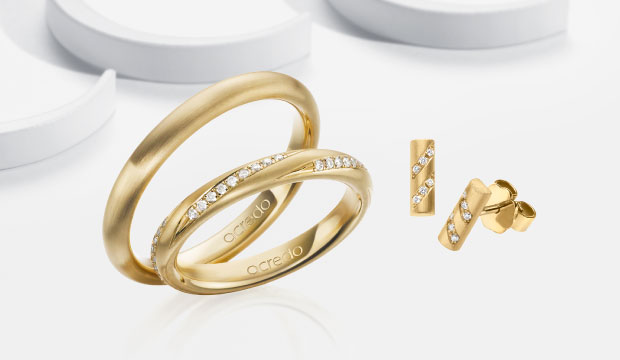 Joyas con diamantes en oro | acredo