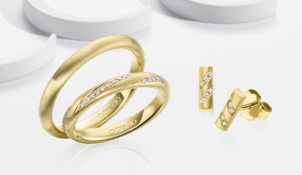 Joyas con diamantes en oro | acredo