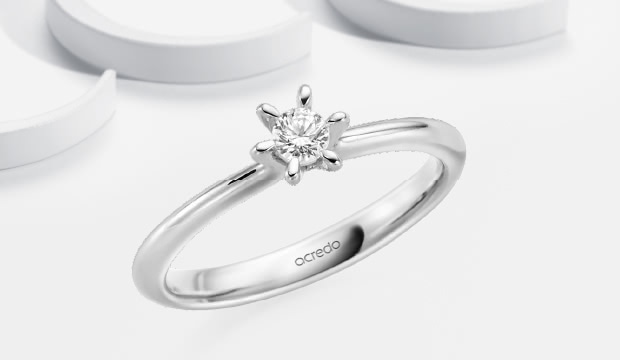 Joyas con diamantes en platino | acredo