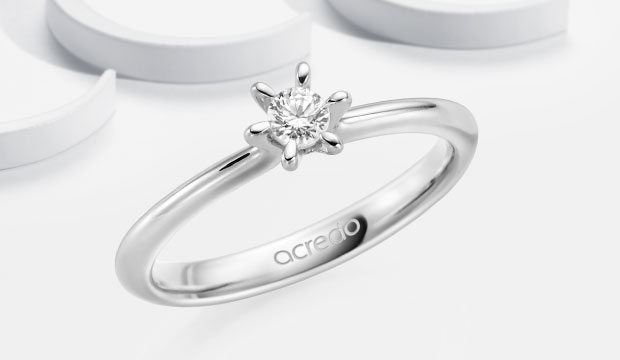 Joyas con diamantes en platino | acredo