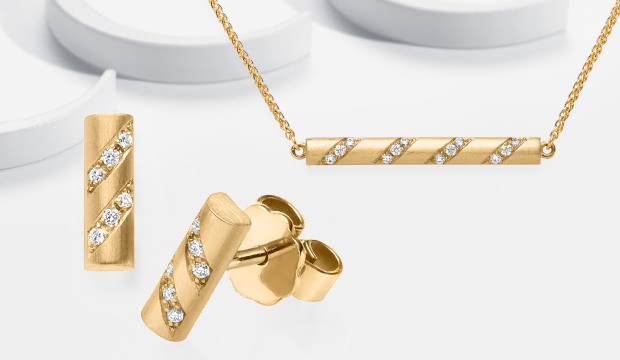 Joyas de diamantes en oro rosa | acredo