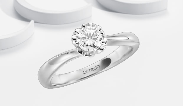 Anillos de compromiso con diamante | Para su amor