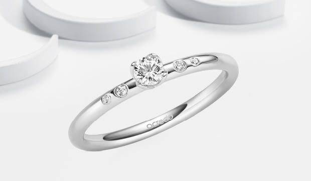 Anillos de Compromiso con Diamantes | acredo