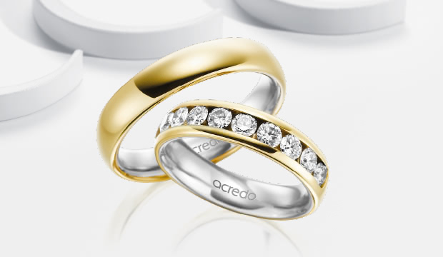 Alianzas con diamantes | acredo