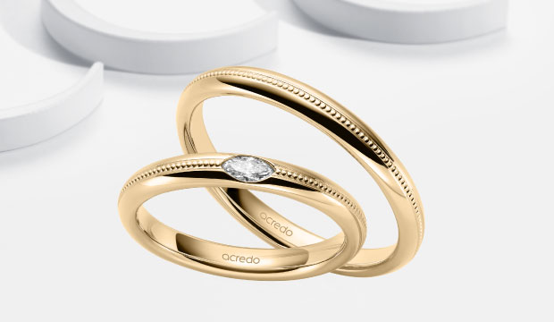 Alianzas de fantasía y anillos de boda | acredo