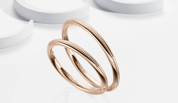 Alianzas de oro rosa