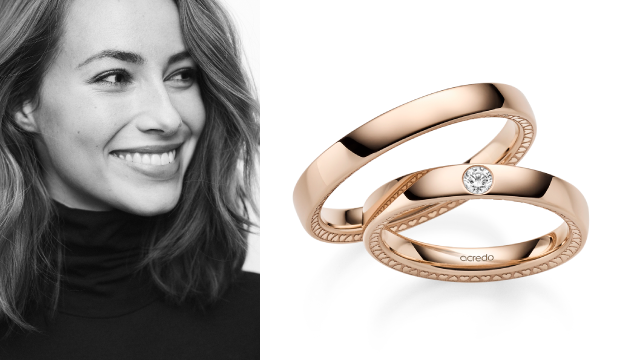 Anillos de boda elegantes, anillos de compromiso | acredo