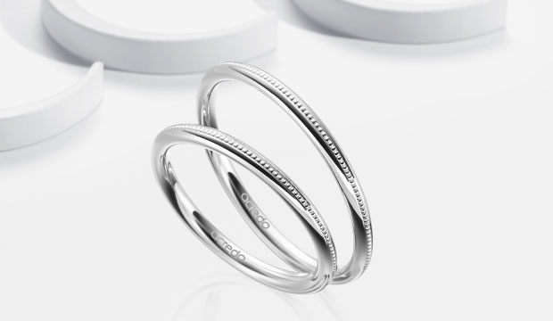 Anillos de boda y alianzas de oro blanco | acredo