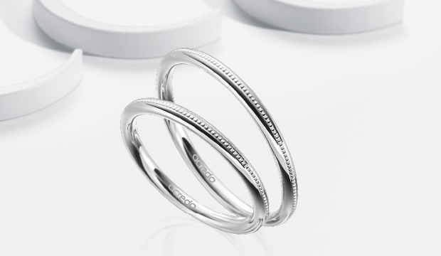 Anillos de boda y alianzas de oro blanco | acredo